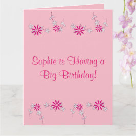 Grattis på födelsedagen Sophie! namn Kort