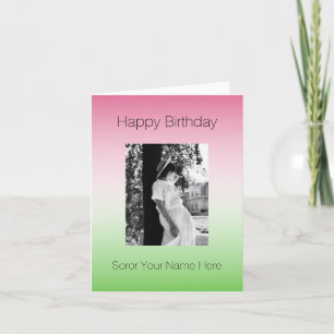 Grattis på födelsedagen Soror AKA Sorority Gift Kort