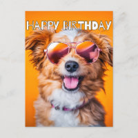 Grattis på födelsedagen söt party animal