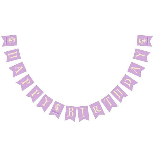 Grattis på födelsedagen Spooky One Ghost Måne Boo  Vimplar (Alla)