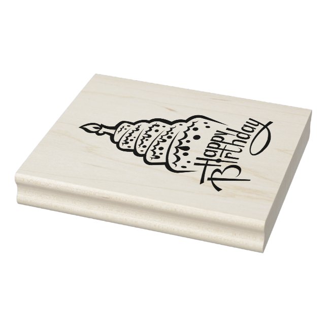 Grattis på födelsedagen stämpel (Stämpel)