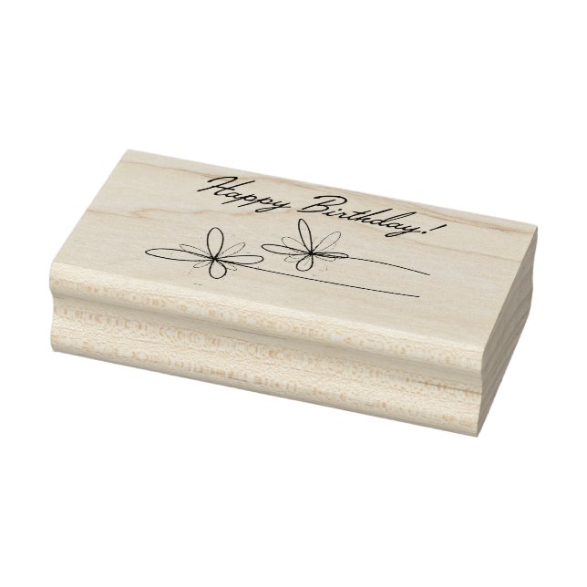 Grattis på födelsedagen stämpel (Stämpel)