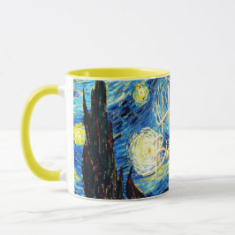 Grattis på födelsedagen, Starry Night bra art. Mugg