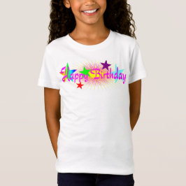 Grattis på födelsedagen & Stars - T Shirt