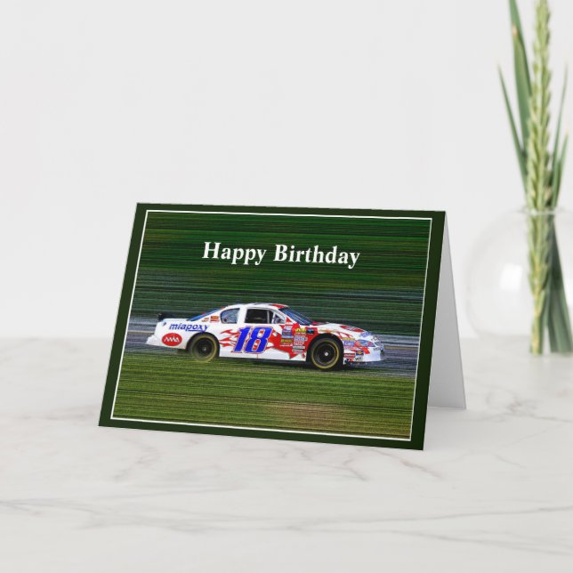 Grattis på födelsedagen Stocker #18-kort Kort (Framsida)