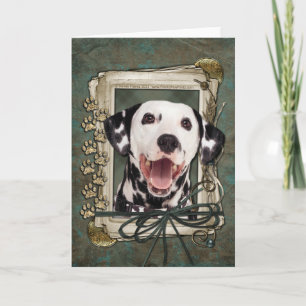 Grattis på födelsedagen - Stone Tassar - Dalmatien Kort