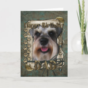 Grattis på födelsedagen - Stone Tassar - Schnauzer Kort