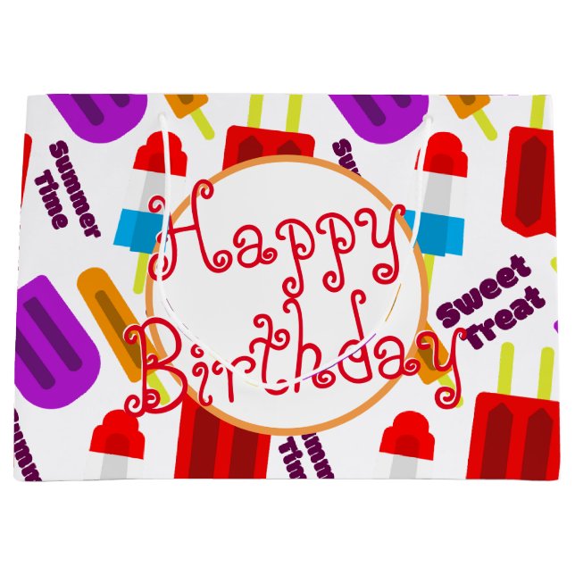 Grattis på födelsedagen Summertime Frozen Pub (Framsidan)