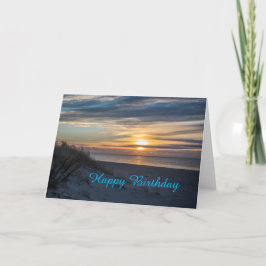 Grattis på födelsedagen Sunrise Kort