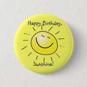 Grattis på födelsedagen, Sunshine! Knapp