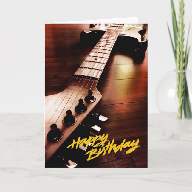 Grattis på födelsedagen superstjärnigt kort (Framsida)