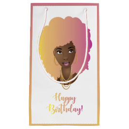 Grattis på födelsedagen! Svart kvinna, färglöst na