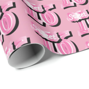 Grattis på födelsedagen Sweet sixteen Presentpapper