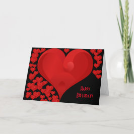 Grattis på födelsedagen! Sweet Valentine Kärlek He Helgkort