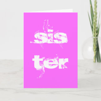 Grattis på födelsedagen syster kort