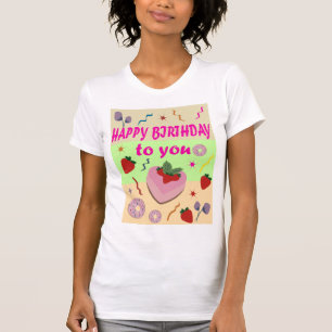 Grattis på födelsedagen t shirt