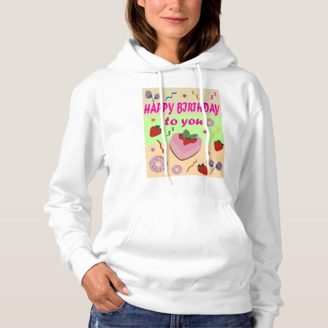 Grattis på födelsedagen t shirt (Framsida)