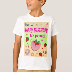 Grattis på födelsedagen t shirt