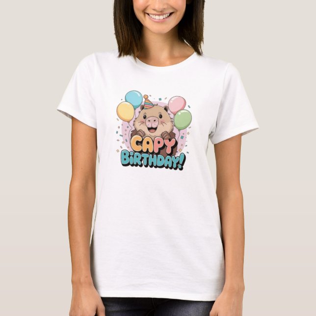 Grattis på födelsedagen! t shirt (Framsida)