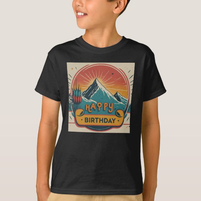 Grattis på födelsedagen t shirt (Framsida)