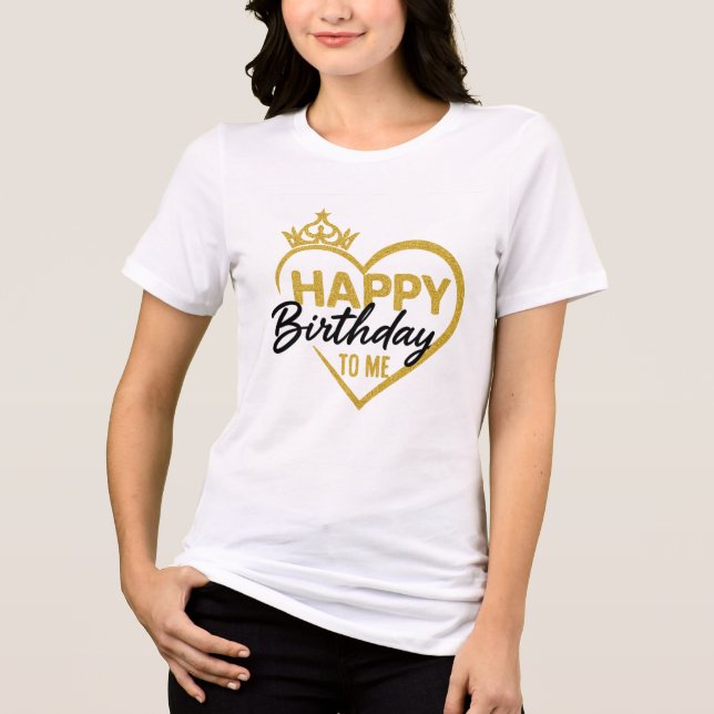 GRATTIS PÅ FÖDELSEDAGEN T SHIRT (Framsida)