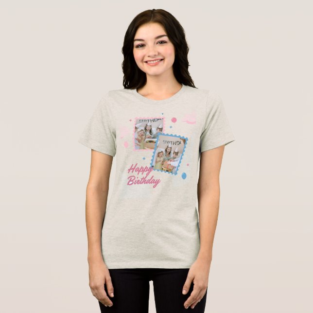 Grattis på födelsedagen T-shirt (Framsida Full)