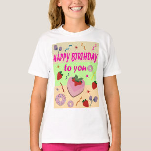 Grattis på födelsedagen t shirt
