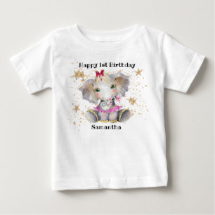 Grattis på födelsedagen T-Shirt, 1:a födelsedagen T Shirt