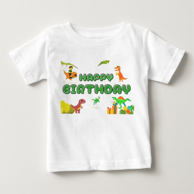 Grattis på födelsedagen T-Shirt - Firat i Stil (Framsida)