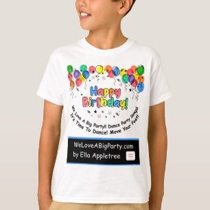 Grattis på födelsedagen T-Shirt för barn & alla ål