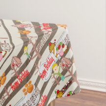 Grattis på födelsedagen Tablecloth som önskar en h