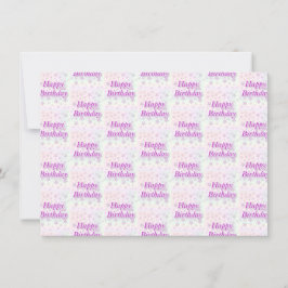 Grattis på födelsedagen! tack kort