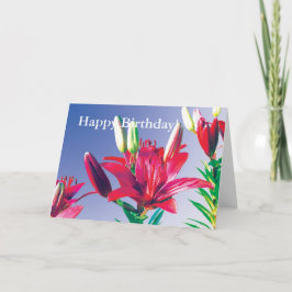 Grattis på födelsedagen! tack kort