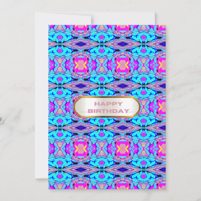 GRATTIS PÅ FÖDELSEDAGEN TACK KORT (Framsida)