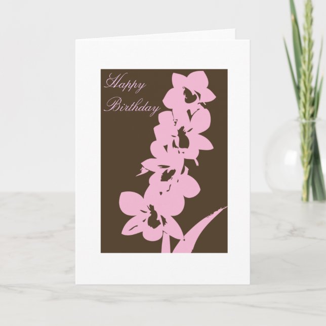 Grattis på födelsedagen tack kort (Framsida)