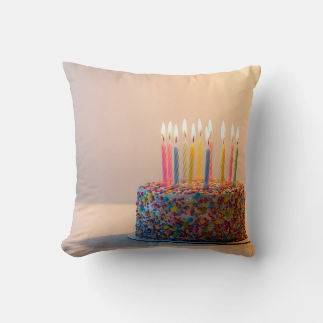 Grattis på födelsedagen tårta kudde (Framsida)