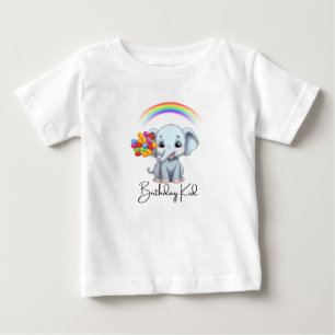 Grattis på födelsedagen Tecknad Elephant ThBäste T Shirt