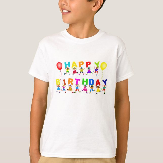 Grattis på födelsedagen tee (Framsida)