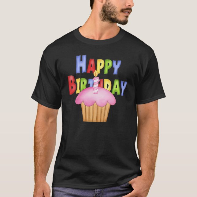 Grattis på födelsedagen tee shirt (Framsida)
