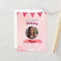 Grattis på födelsedagen Teenager Sweet Girl