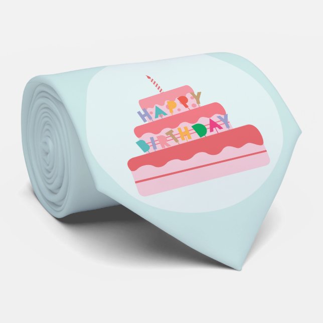 Grattis på födelsedagen Tie Slips (Rullad)