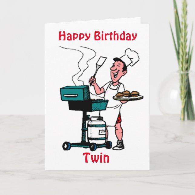 GRATTIS PÅ FÖDELSEDAGEN TILL BÄSTA GRILLMASTER *BR KORT (Framsida)