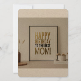 Grattis på födelsedagen till bästa Mamma någonsin Meddelande