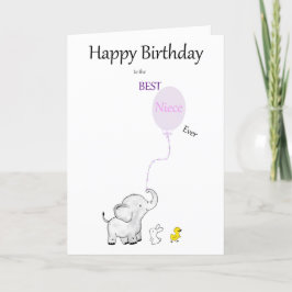 Grattis på födelsedagen till BÄSTA Nece någonsin - Tack Kort