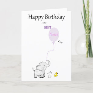 Grattis på födelsedagen till BÄSTA Nece någonsin - Tack Kort