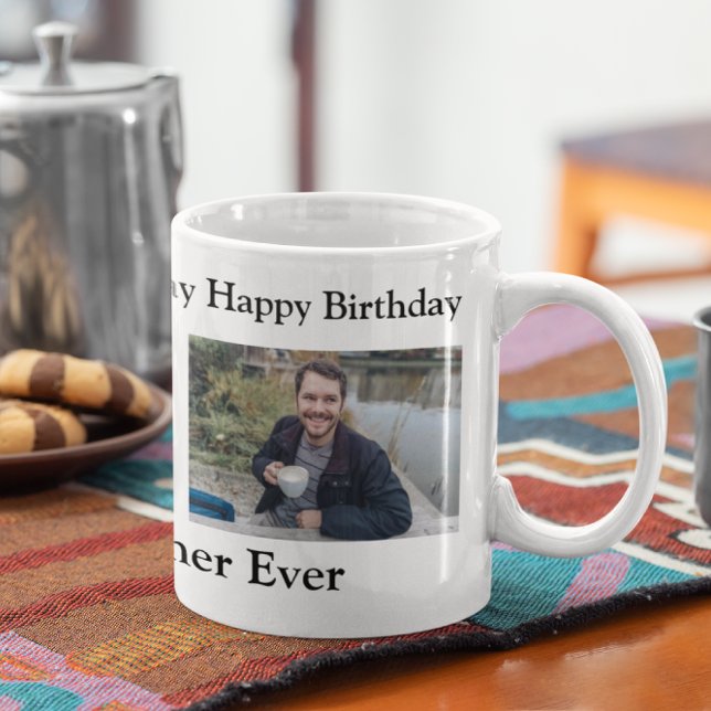 Grattis på födelsedagen till Best Brother nånsin Kaffemugg (Skapare uppladdad)