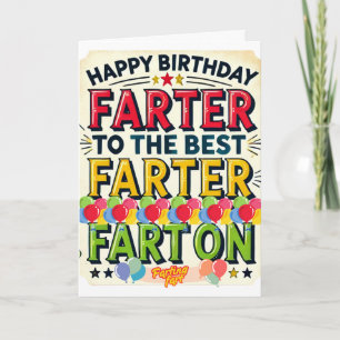 Grattis på födelsedagen till Best Farter Kort
