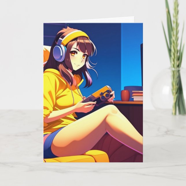 Grattis på födelsedagen till Coolest Girl nånsin A Kort (Framsida)