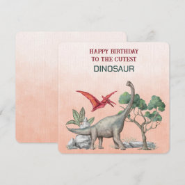 Grattis på födelsedagen till Cutest DINOSAUR