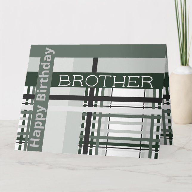 Grattis på födelsedagen till den bästa brodern någ kort (Framsida)